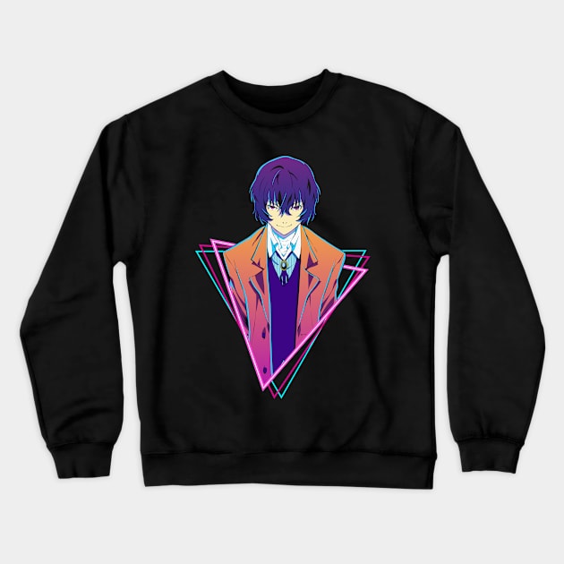 Bungo Stray Dogs - Dazai Crewneck Sweatshirt by mounier